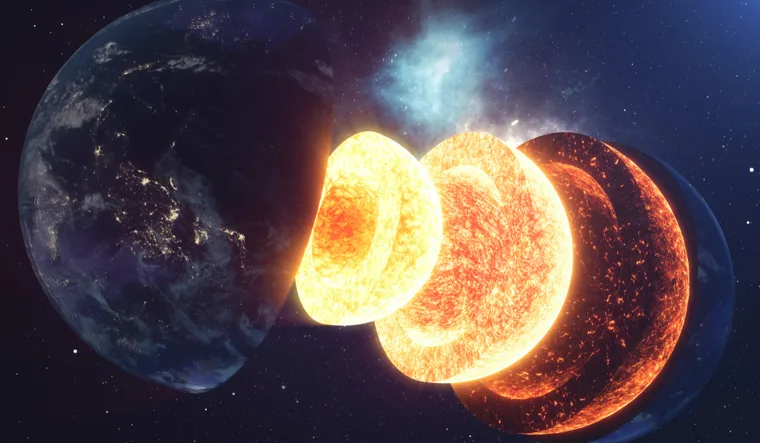 earth internal layers arranged